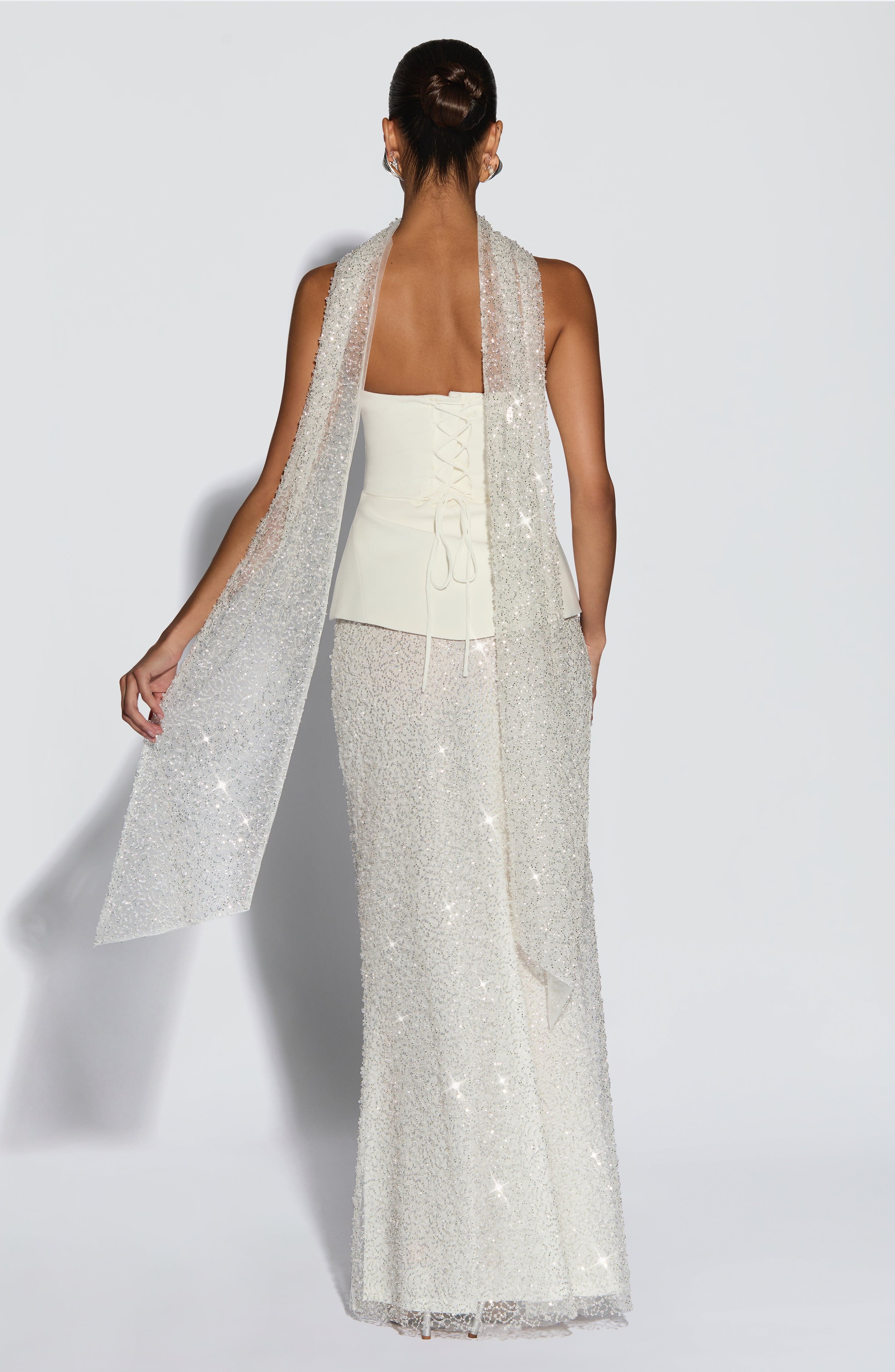 Allaire Maxi Skirt - Ivory