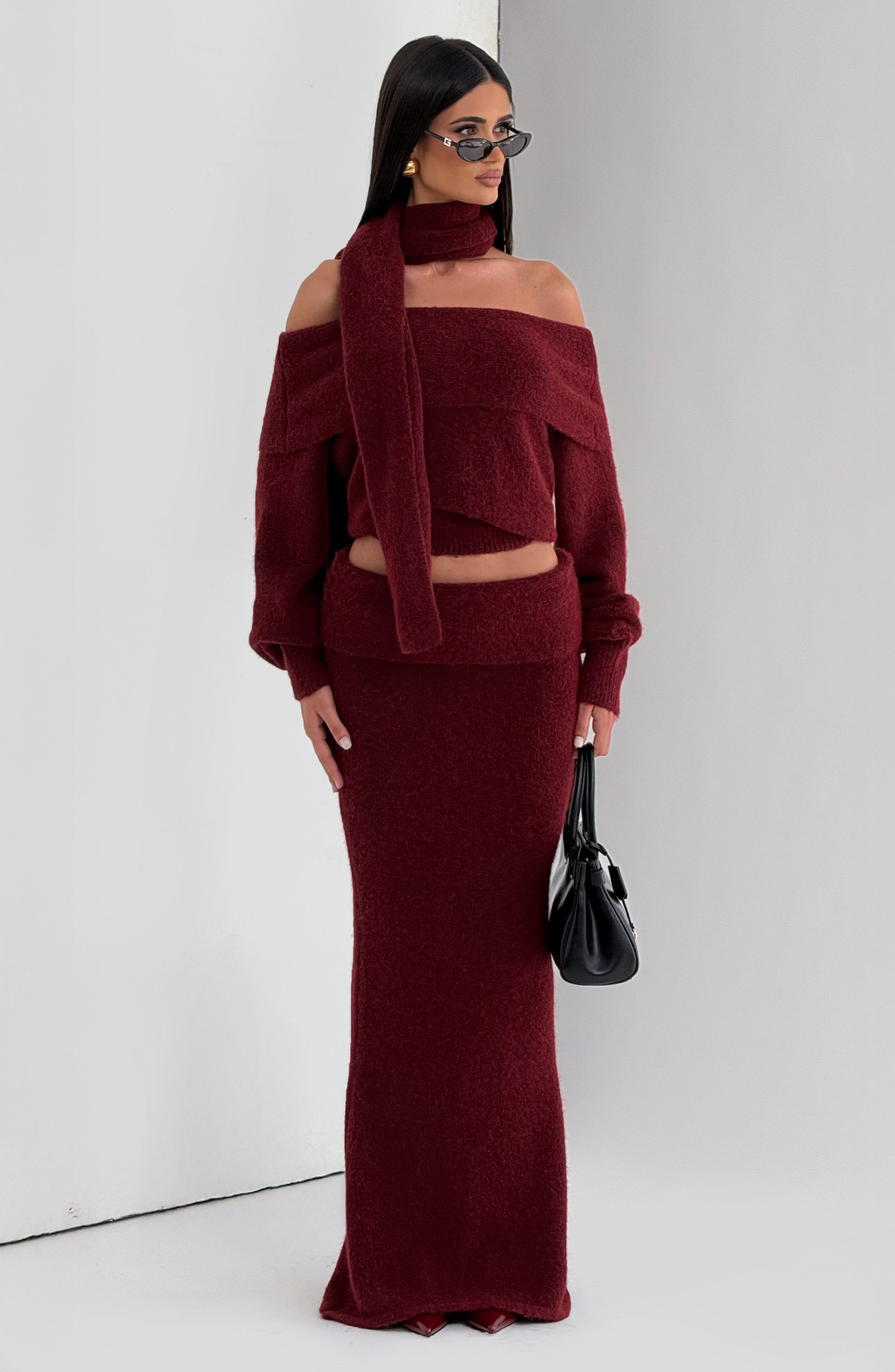 Andie Top - Burgundy