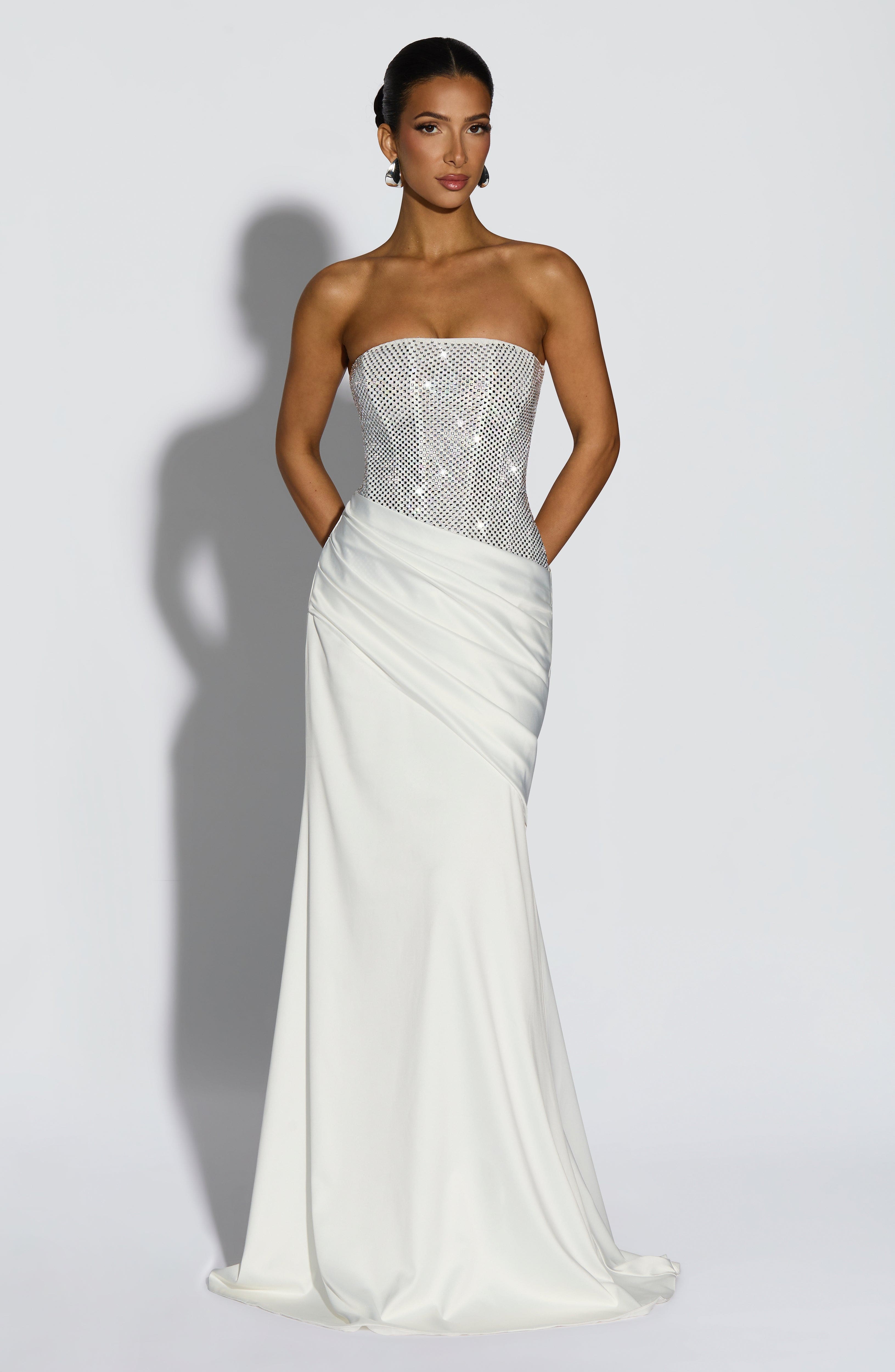 Celestia Maxi Dress - Ivory