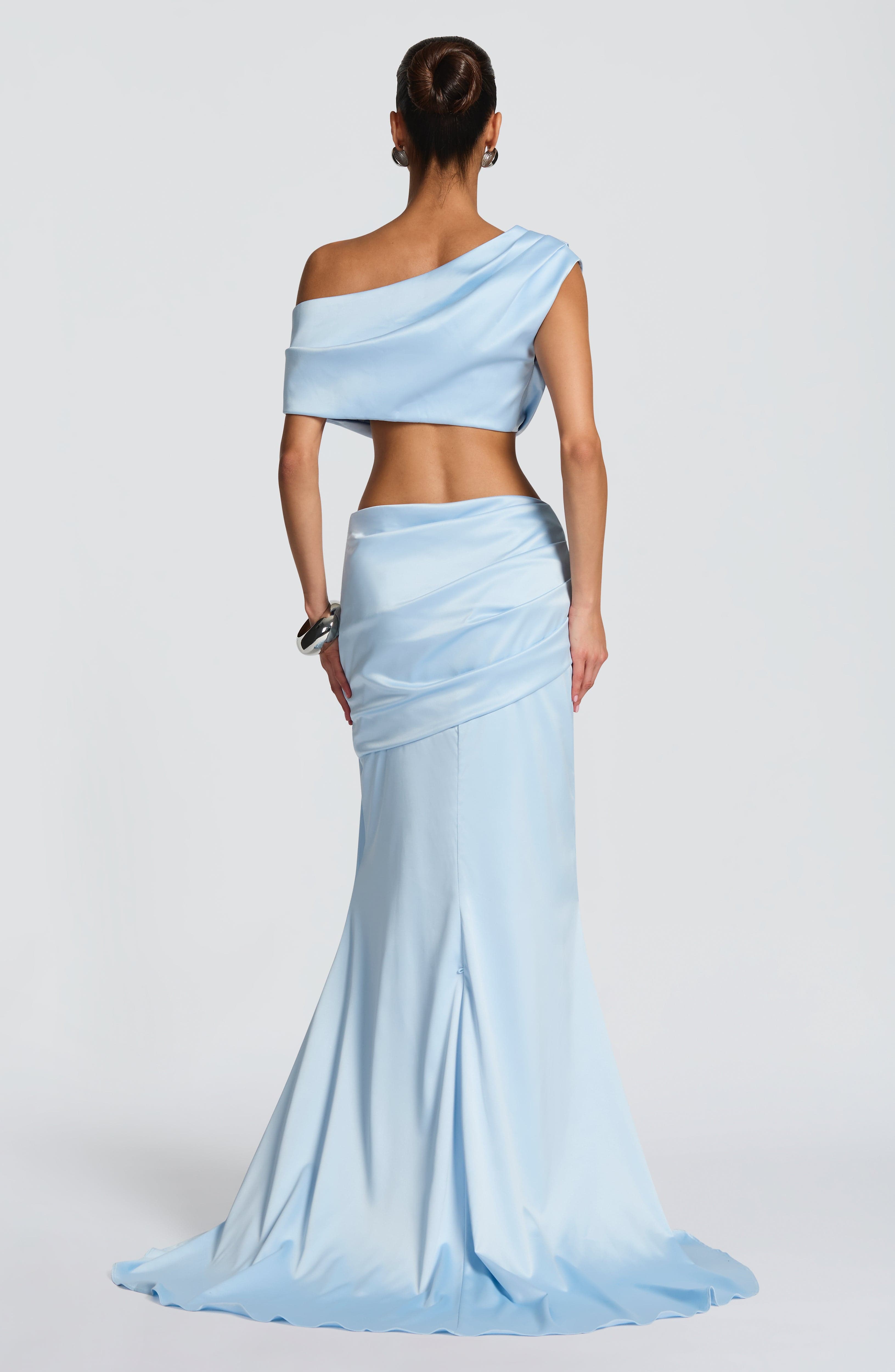 Claudette Maxi Skirt - Glacier Blue