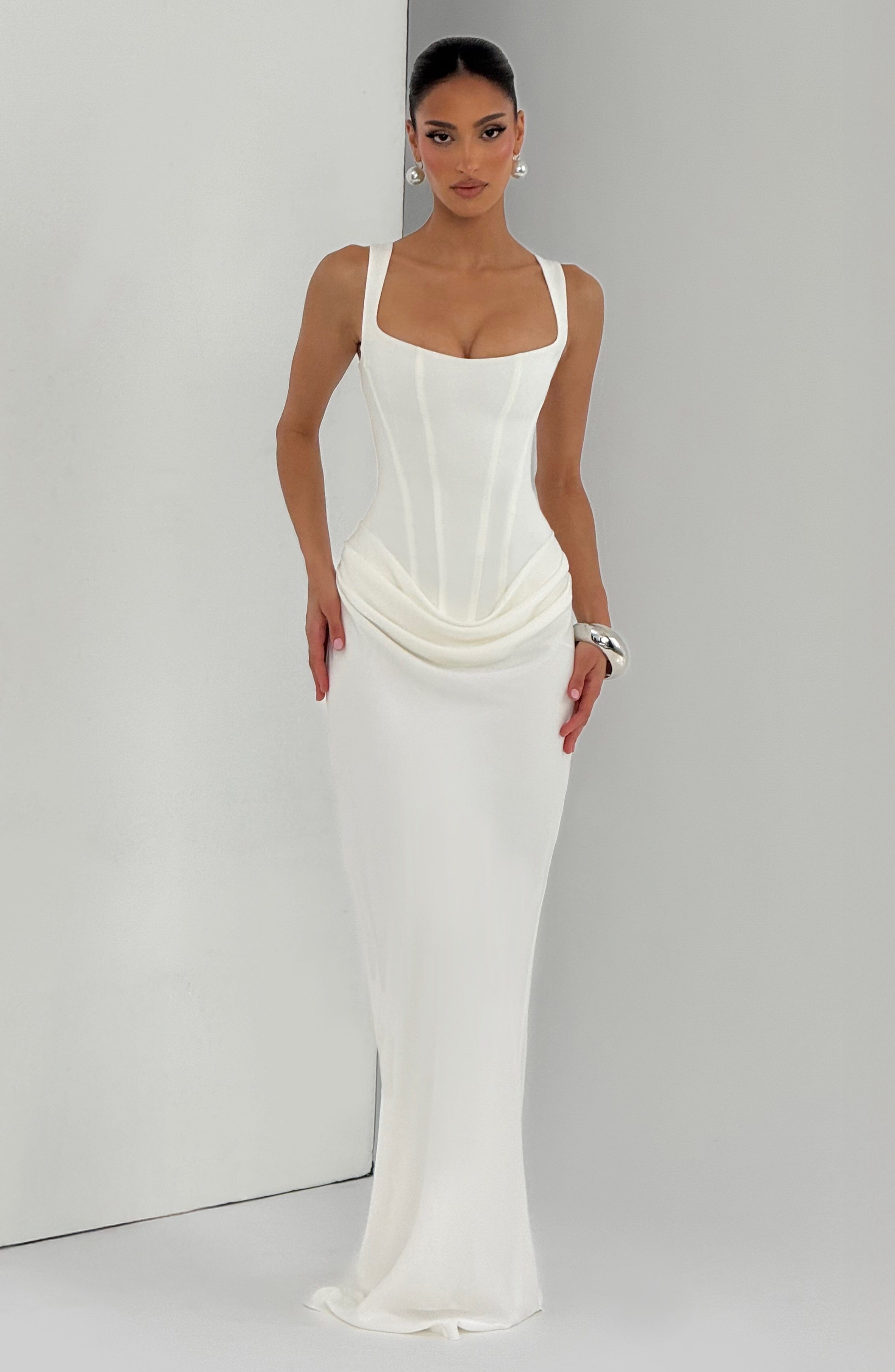 Cornelia Maxi Dress - Ivory