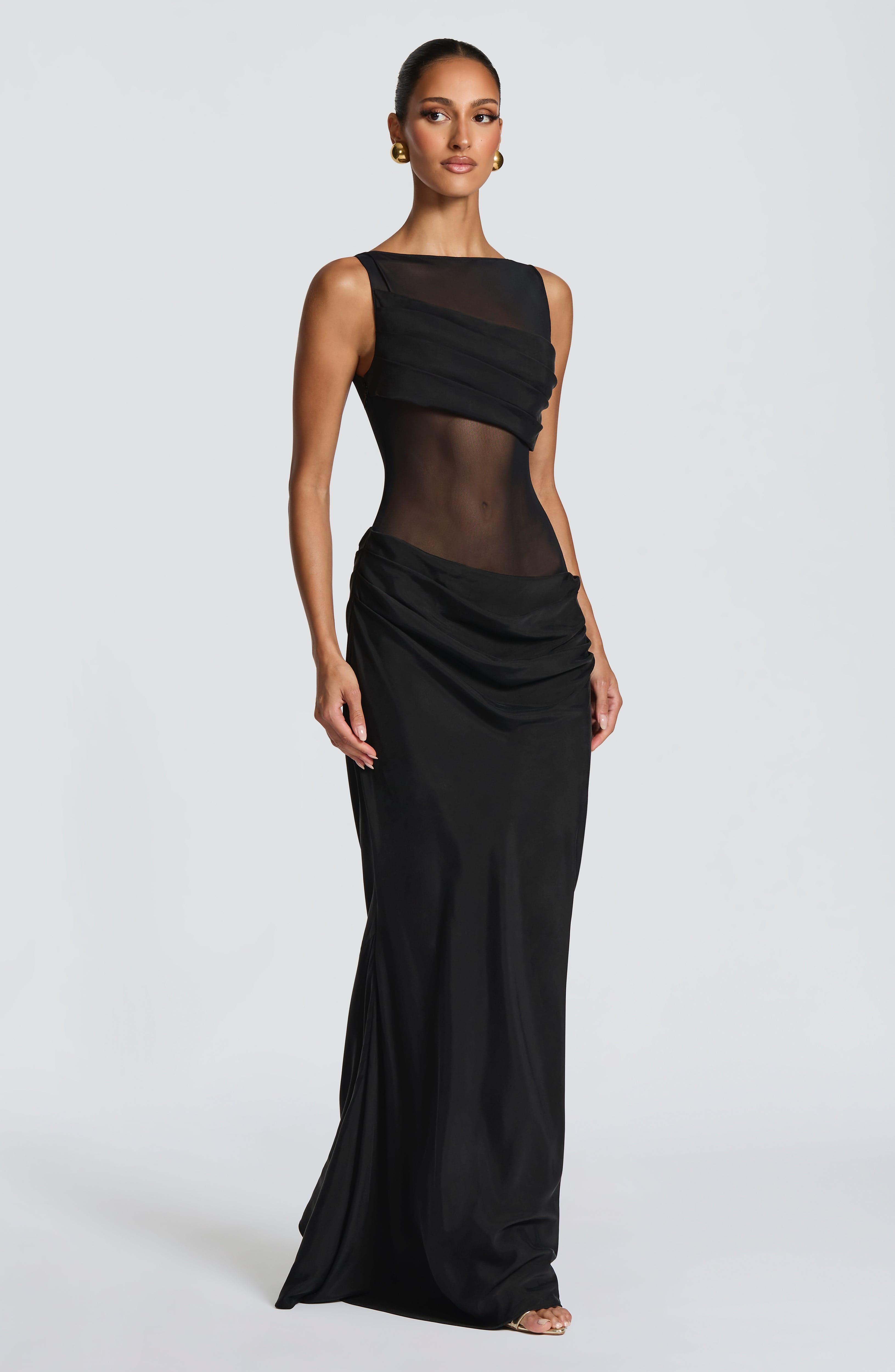 Gracelyn Maxi Dress - Black