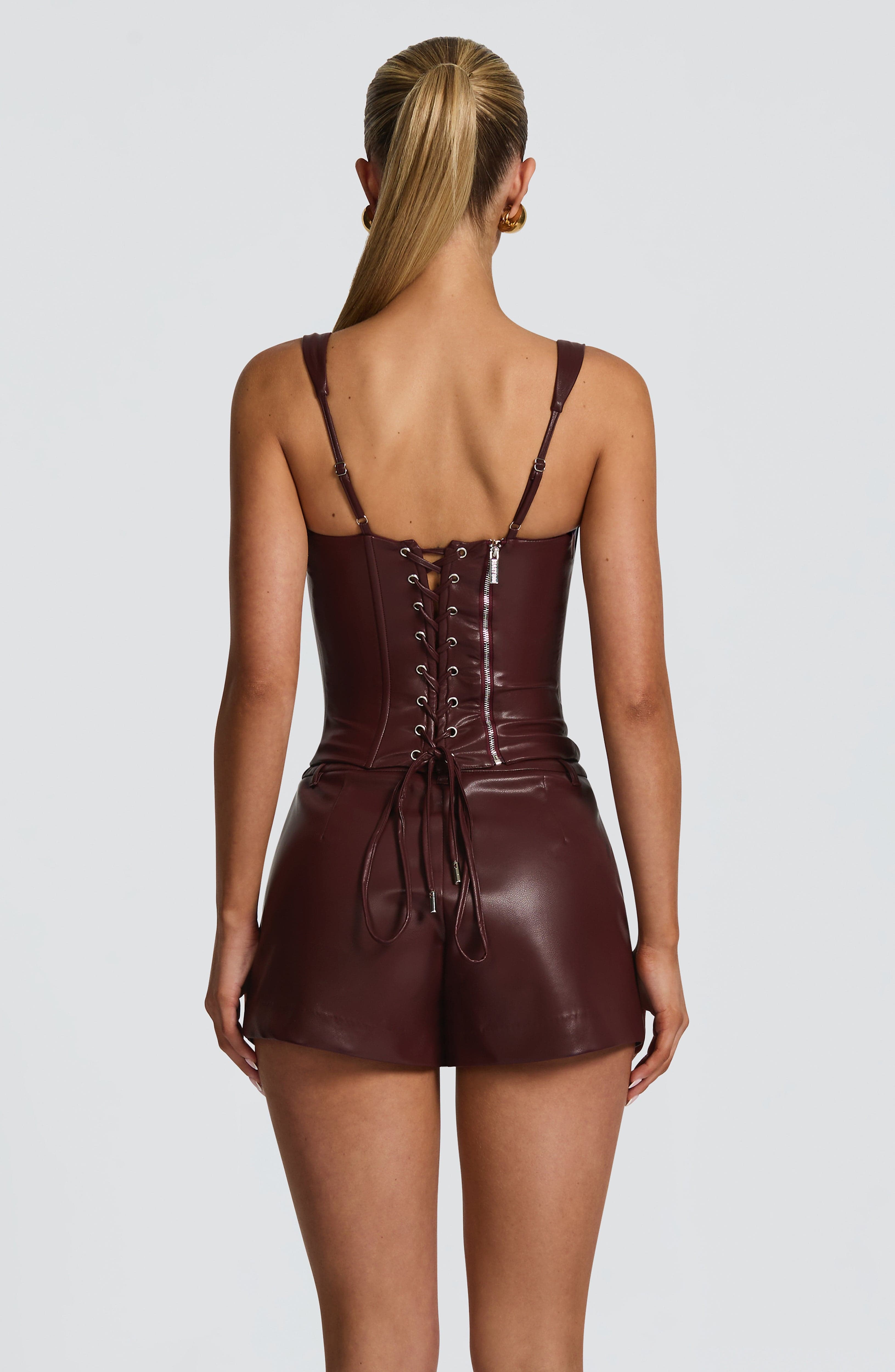 Raisa Corset - Burgundy