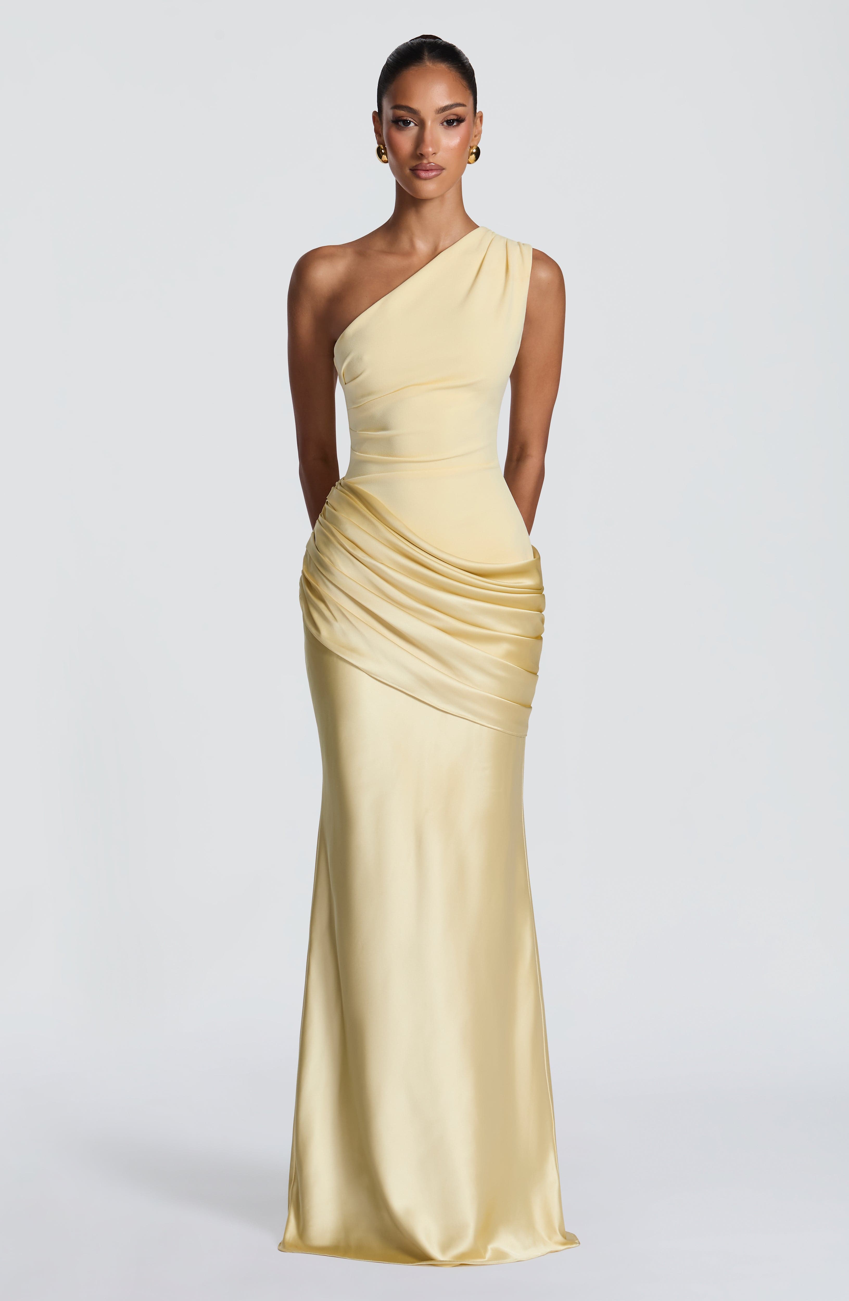 Sadona Maxi Dress - Lemon Dress XS Babyboo Fashion Premium Exclusive Design