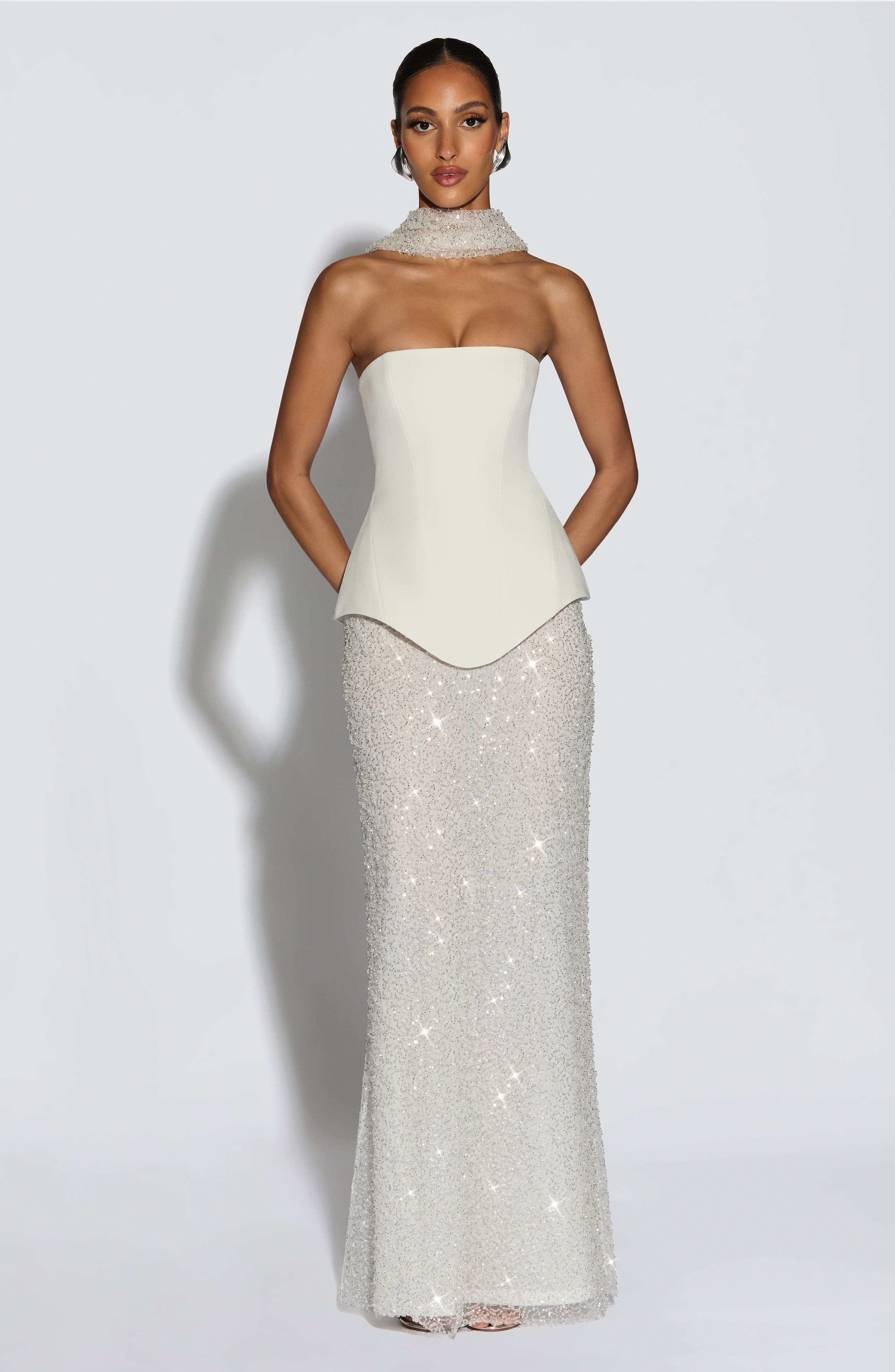 Allaire Maxi Skirt - Ivory