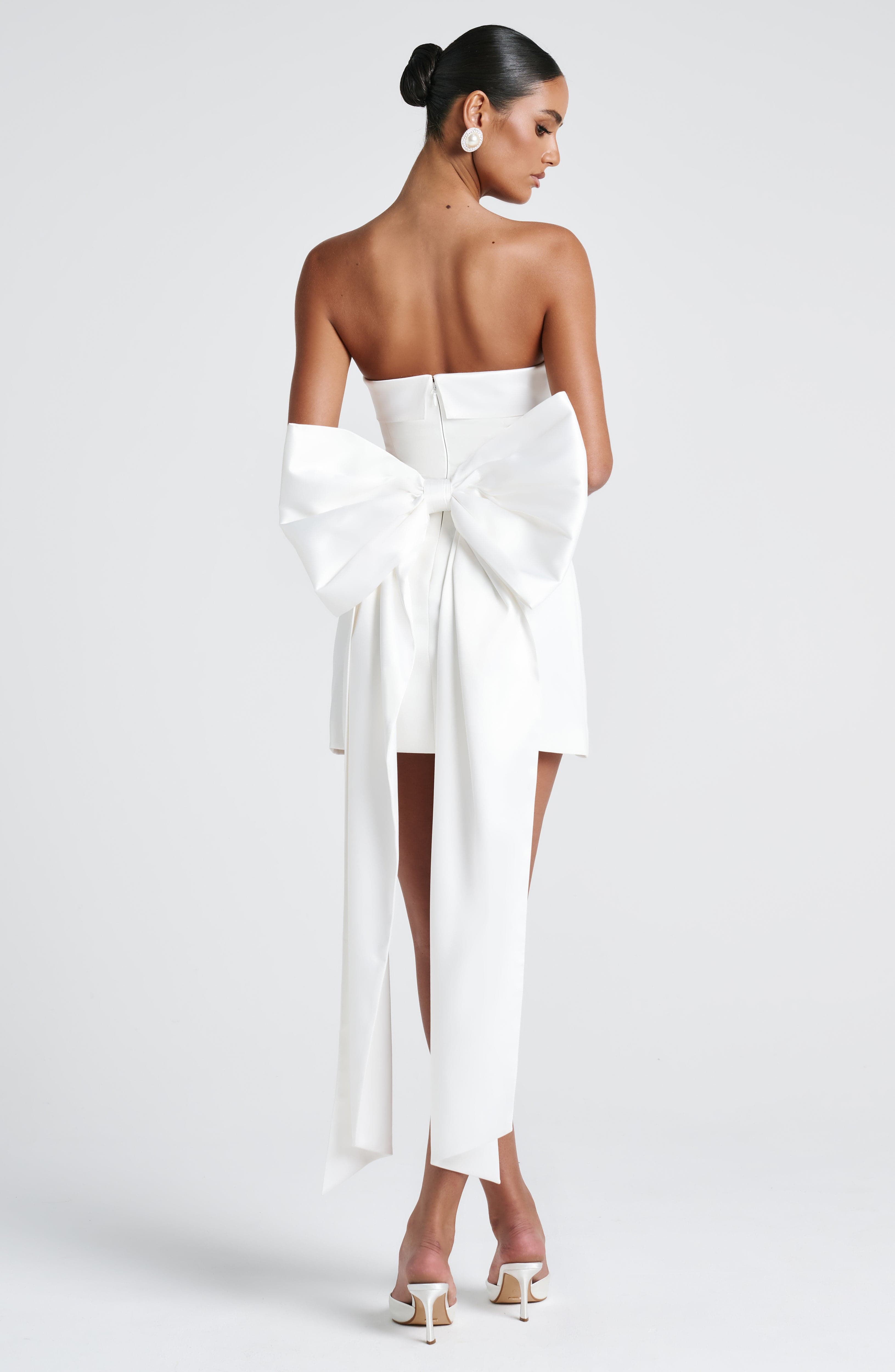 Barbara Mini Dress - Ivory