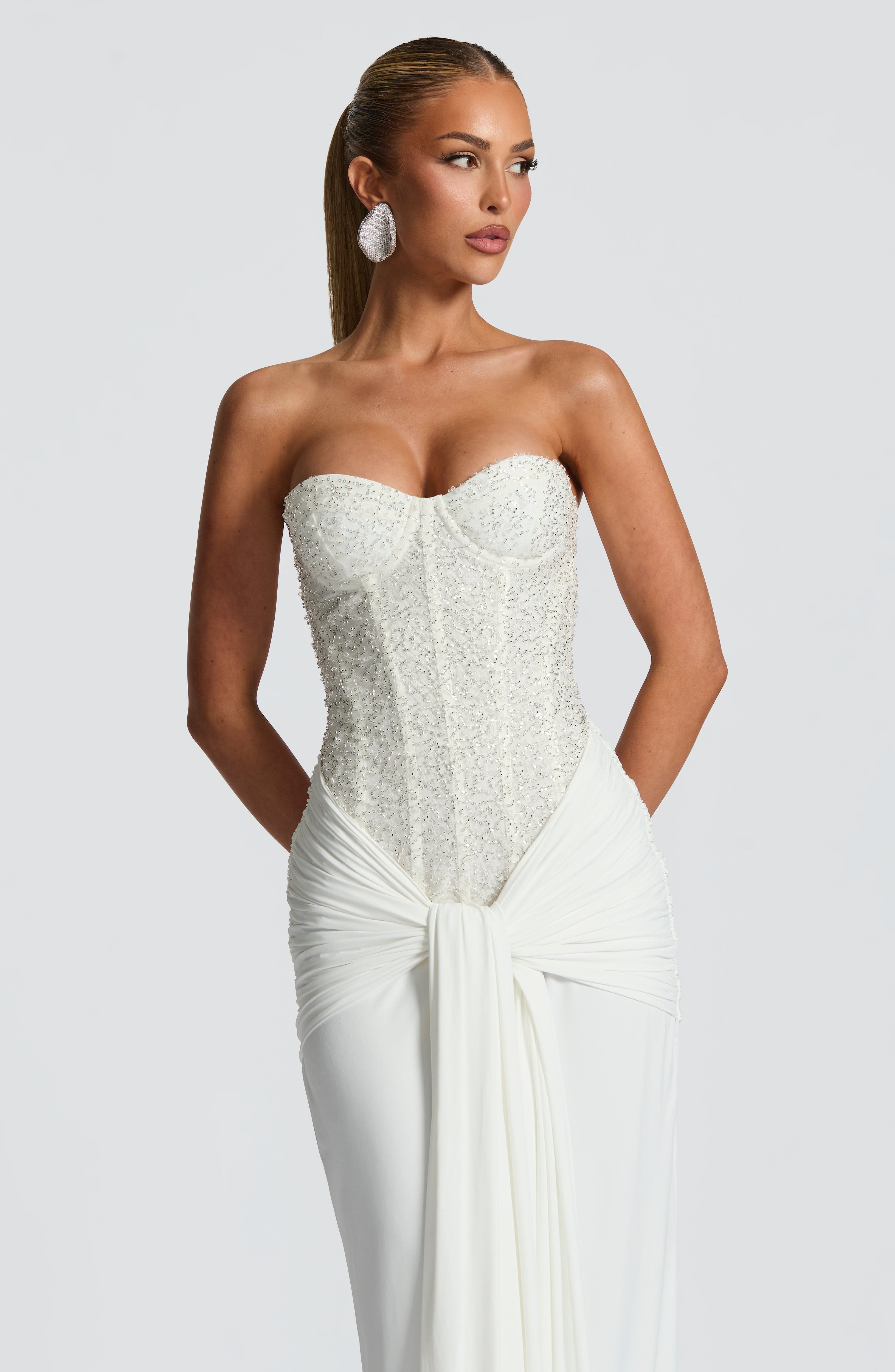 Carina Maxi Dress - Ivory