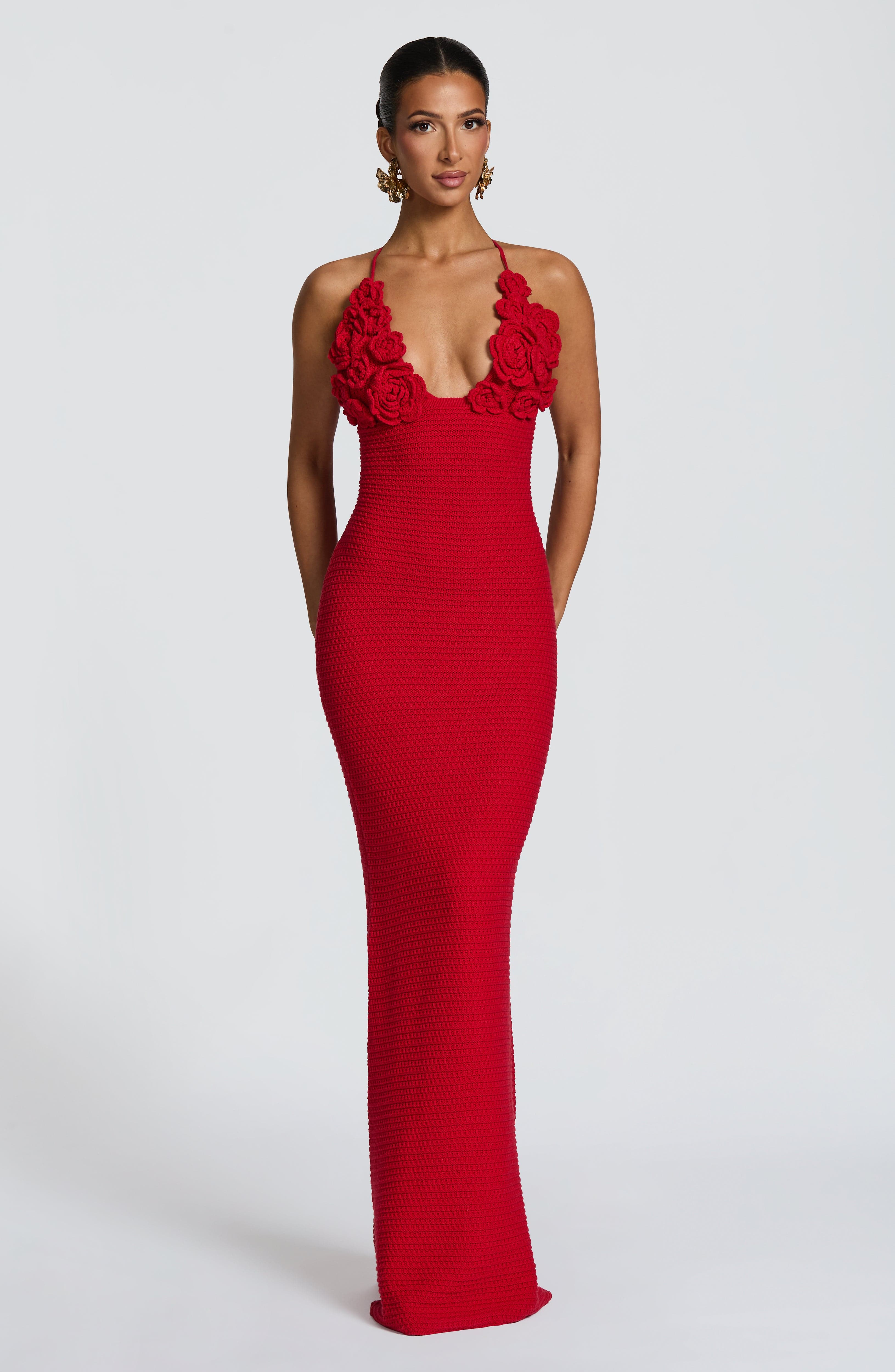 Celaena Maxi Dress - Red