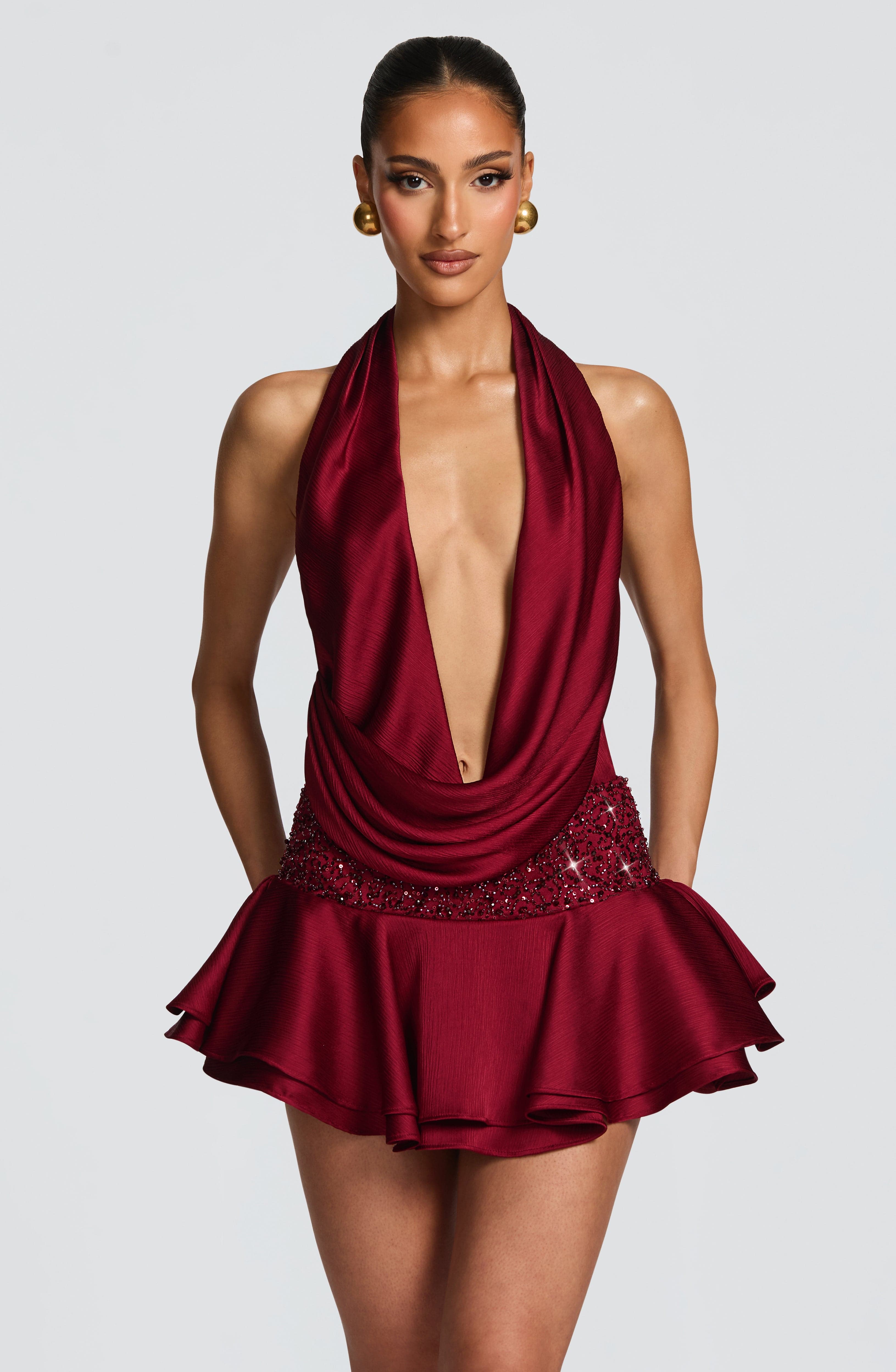 Lara Skort - Burgundy Skort Babyboo Fashion Premium Exclusive Design