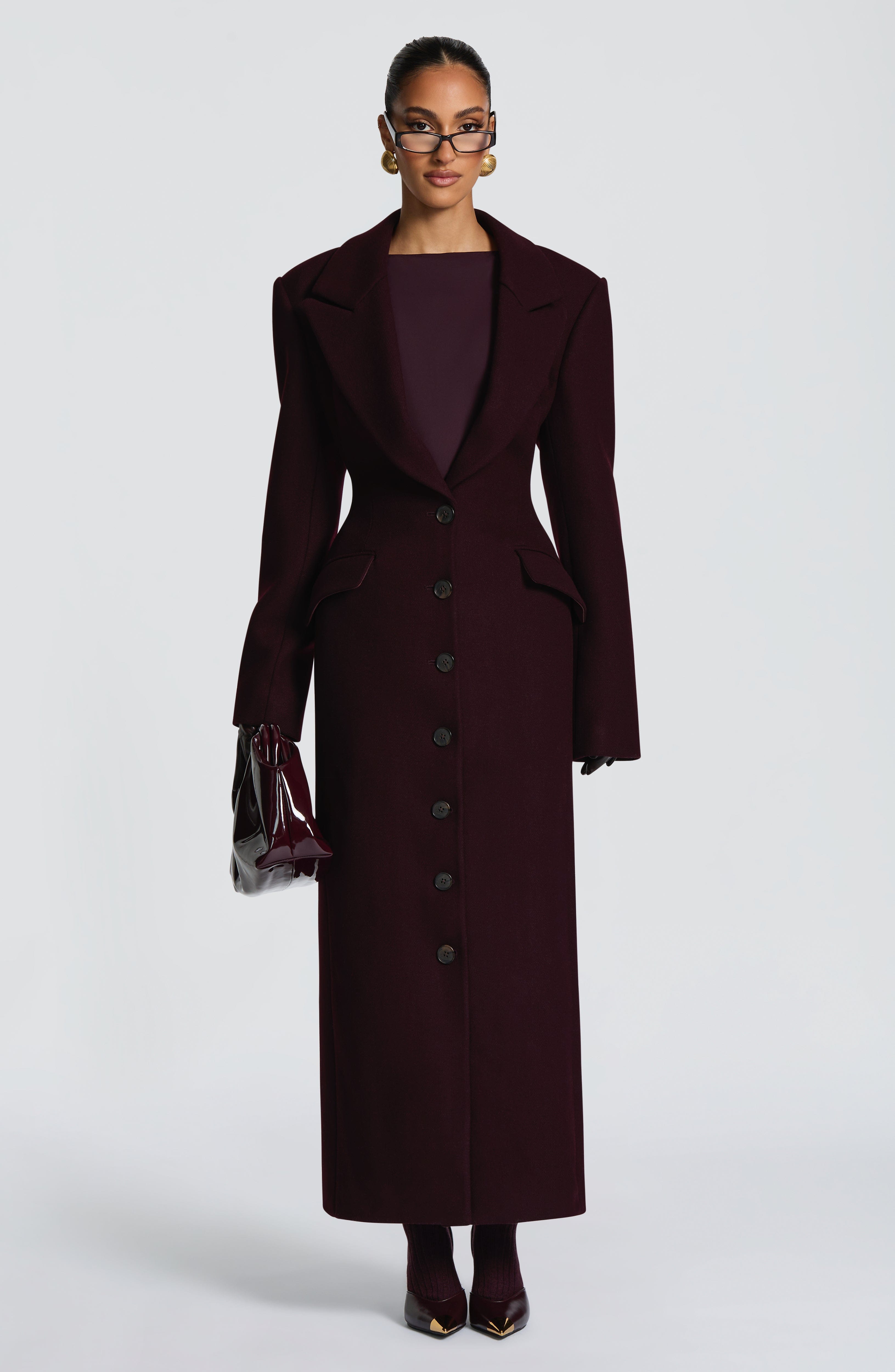 Ursula Coat - Plum